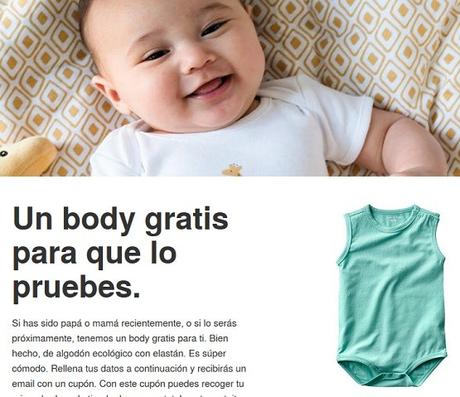 body gratis para bebe zeeman