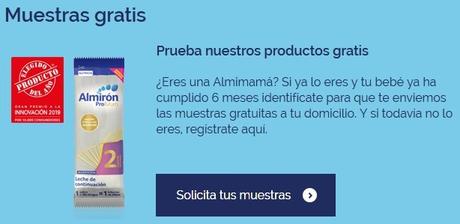 almiclub muestra leche gratis para bebe