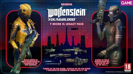 GAME desvela sus incentivos de reserva para Wolfenstein: Youngblood