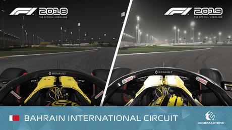 F1 2019 compara los circuitos nocturnos de Baréin y Singapur con entregas anteriores F1 2019 compara los circuitos nocturnos de Baréin y Singapur con entregas anteriores