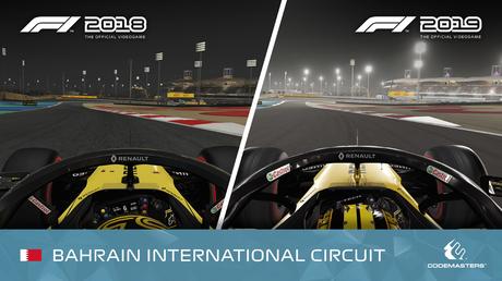 F1 2019 compara los circuitos nocturnos de Baréin y Singapur con entregas anteriores F1 2019 compara los circuitos nocturnos de Baréin y Singapur con entregas anteriores