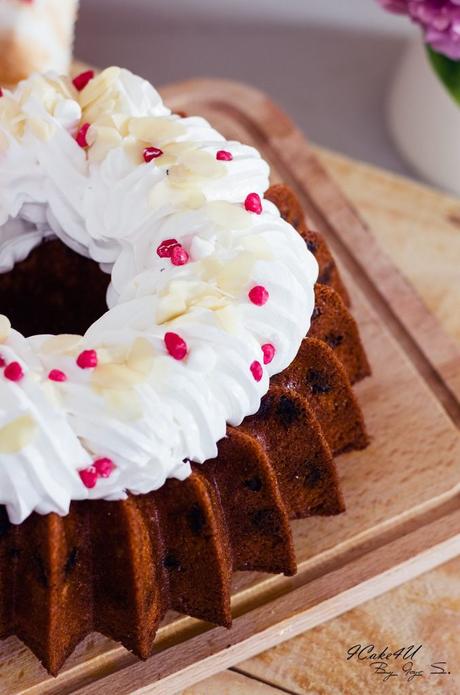 Pastel de Limón y Arándanos con Merengue Italiano