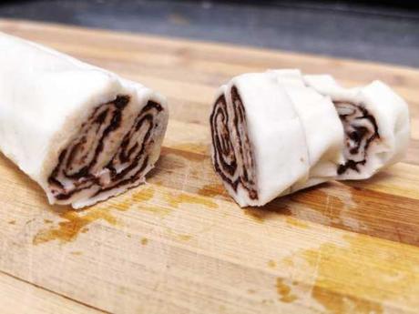 Palmeritas de chocolate