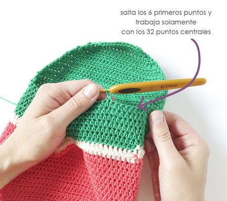 Cómo hacer un pelele de crochet Sandía DIY- Tutorial y Patrón