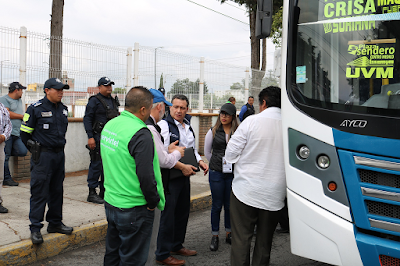COORDINA INVEAMEX VERIFICACIONES AL TRANSPORTE PÚBLICO QUE CIRCULA EN TERRITORIO MEXIQUENSE