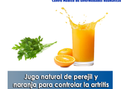 Artricenter: Jugo natural perejil naranja para controlar artritis