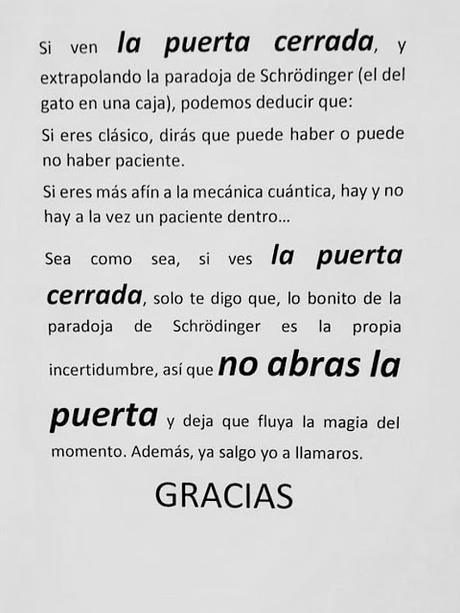 Incertidumbre tras la puerta