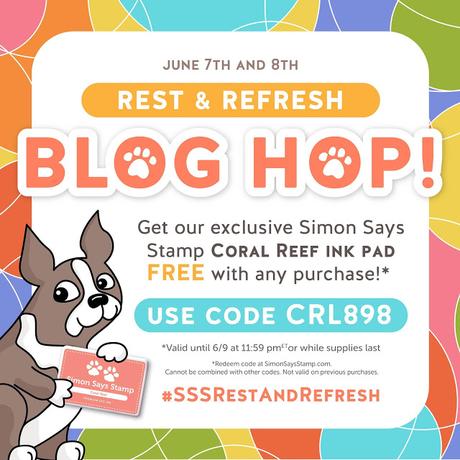 Summer Card + SSS Rest and Refresh Blog HOp