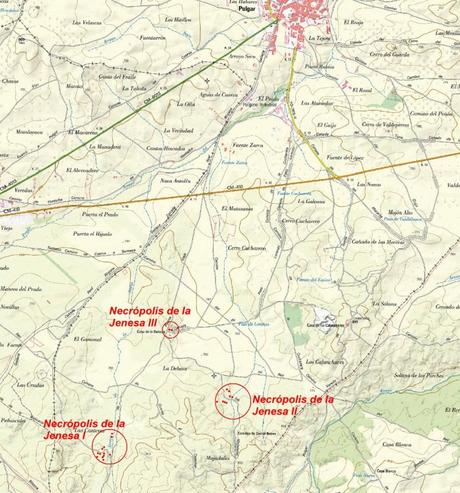 Necrópolis de Jenesa I - El Pulgar - Toledo