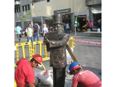 ¿Que pasó con la reastauración de la escultura de Armando Reverón?