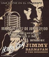 Concierto de Jimmy Barnatán & The Cocooners en Honky Tonk Bar