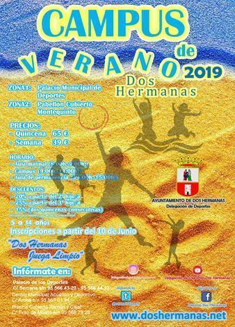 Abierto el plazo de inscripciones para el Campus de Verano 2019 Abierto el plazo de inscripciones para el Campus de Verano 2019