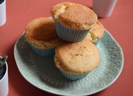 Muffins Veganos de Limón y Lavanda