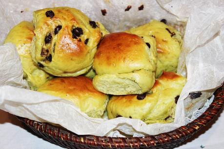 BOLLOS DE LECHE, QUESO CREMA Y TÉ MATCHA {MUY TIERNOS Y SIN GRASAS AÑADIDAS}