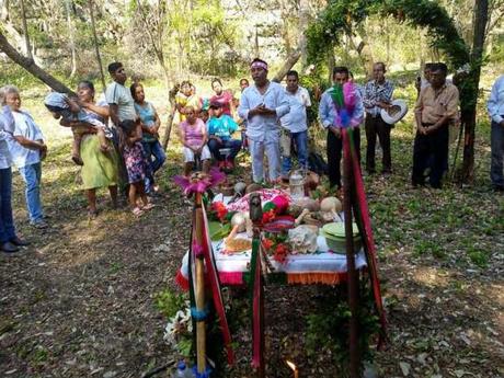 Realizan ritual Tének para pedir por lluvia y cosechas en la Huasteca