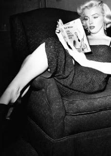 La Biblioteca de Marilyn Monroe, lectora y escritora.