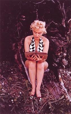 La Biblioteca de Marilyn Monroe, lectora y escritora.