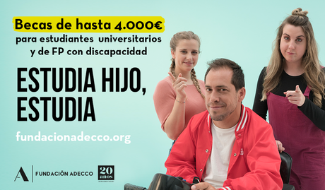 La Fundación Adecco invierte 300.000 euros en becas para ayudar a estudiantes con discapacidad
