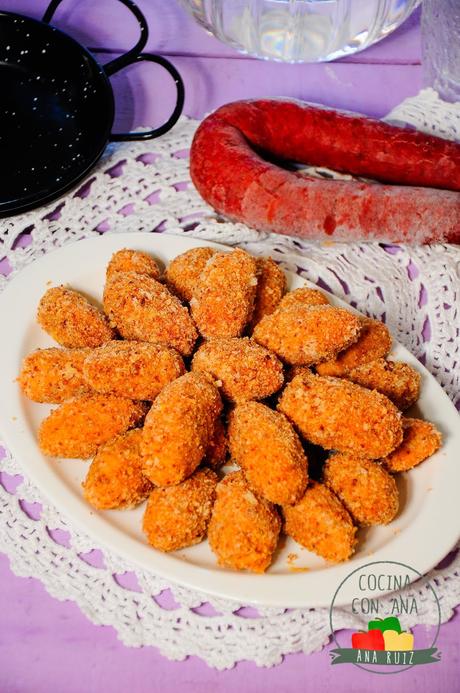 CROQUETAS DE CHORIZO PICANTE