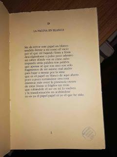 La página en blanco