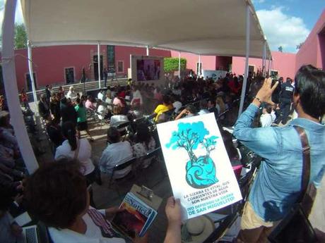 En evento de Nava se manifiestan contra la urbanización en la Sierra de San Miguelito