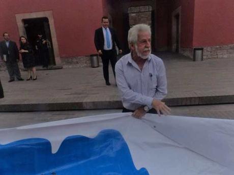 En evento de Nava se manifiestan contra la urbanización en la Sierra de San Miguelito