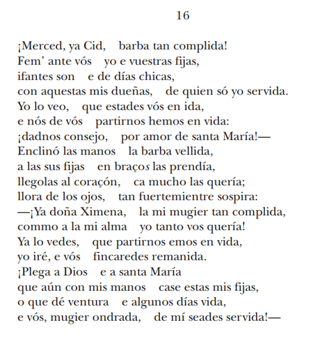 Especial mes del padre: breve análisis de un fragmento del poema “El cantar del Mío Cid”