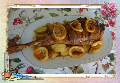 PIERNA DE CORDERO A LA MADRILEÑA CON MANTEL LAGARTERANA