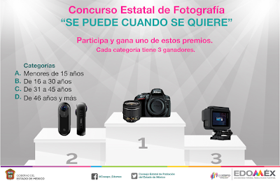 INVITA COESPO AL CONCURSO ESTATAL DE FOTOGRAFÍA “SE PUEDE CUANDO SE QUIERE”
