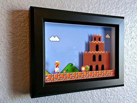 30 cuadros Diorama de Video Juegos que marcaron tu infancia