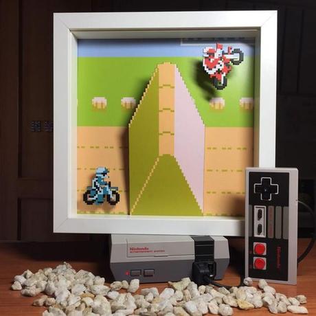 30 cuadros Diorama de Video Juegos que marcaron tu infancia