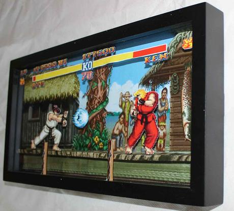 30 cuadros Diorama de Video Juegos que marcaron tu infancia