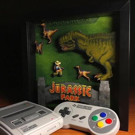 30 cuadros Diorama de Video Juegos que marcaron tu infancia