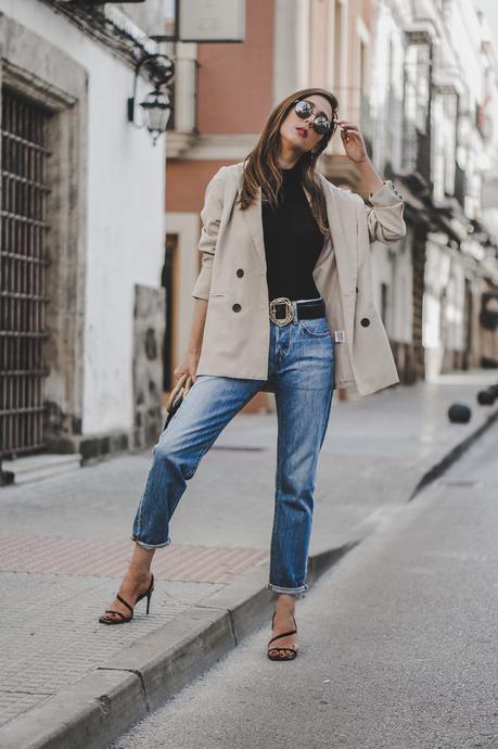 beige blazer