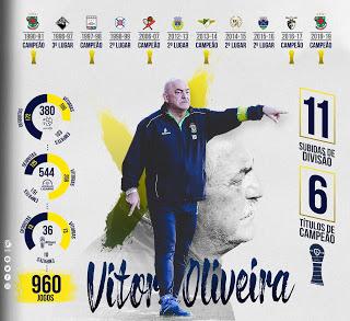 Vítor Oliveira, el entrenador del ascenso en Portugal