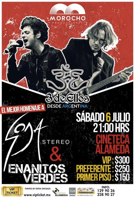 Tributo a Soda Stereo en San Luis Potosí