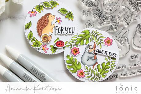 Circle Mini Cards with Tonic Studios