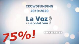 El crowdfunding del programa  La Voz alcanza el 75%