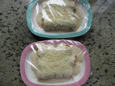 Se pueden congelar tal cuál, sacar, descongelar y hornear Canelones de pollo y verduras Thermomix