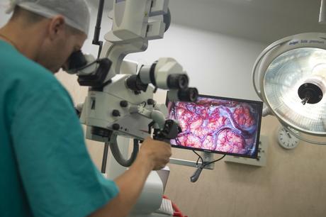 La otra cara del Hospital Garrahan: cómo funciona el microscopio HD alemán para hacer neurocirugías