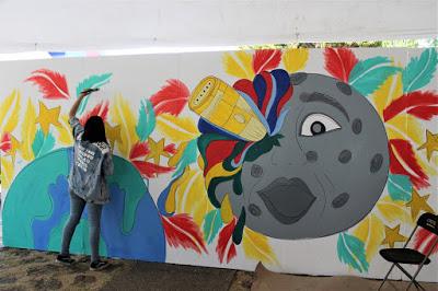 RECORRE MURAL “VIAJE A LA LUNA”, ELABORADO POR LA NIÑEZ MEXIQUENSE, CENTROS REGIONALES DE CULTURA