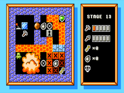 Prueba Plutonium Caverns, un divertido juego para MS-DOS inspirado en los clásicos puzles
