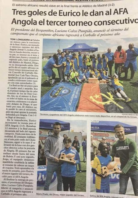 La Escuela de Fútbol AFA es noticia de portada en la prensa