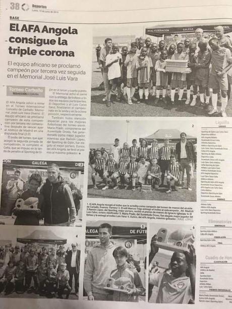 La Escuela de Fútbol AFA es noticia de portada en la prensa