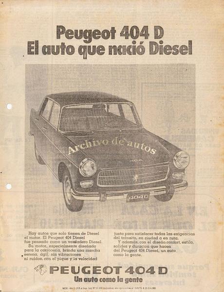 Peugeot 404 D del año 1979