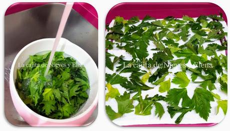 Paso a paso Sal de apio