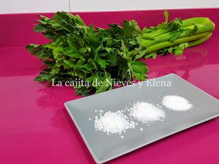 Ingredientes Sal de apio