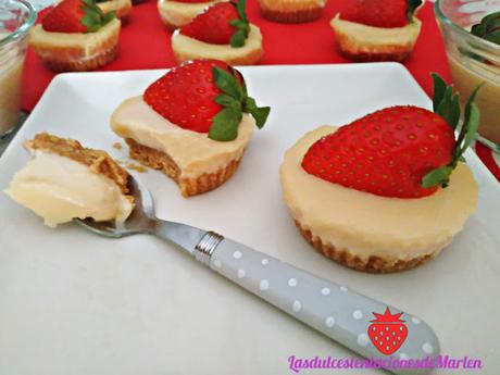 Mini Tartas de Queso y Leche Condensada