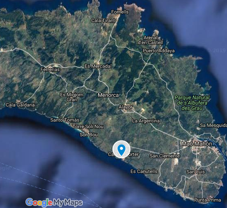 CALAS DE MENORCA: Cala Porter CALAS DE MENORCA: Cala Porter