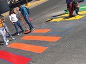 Pintan paso peatonal bandera LGBT Soledad